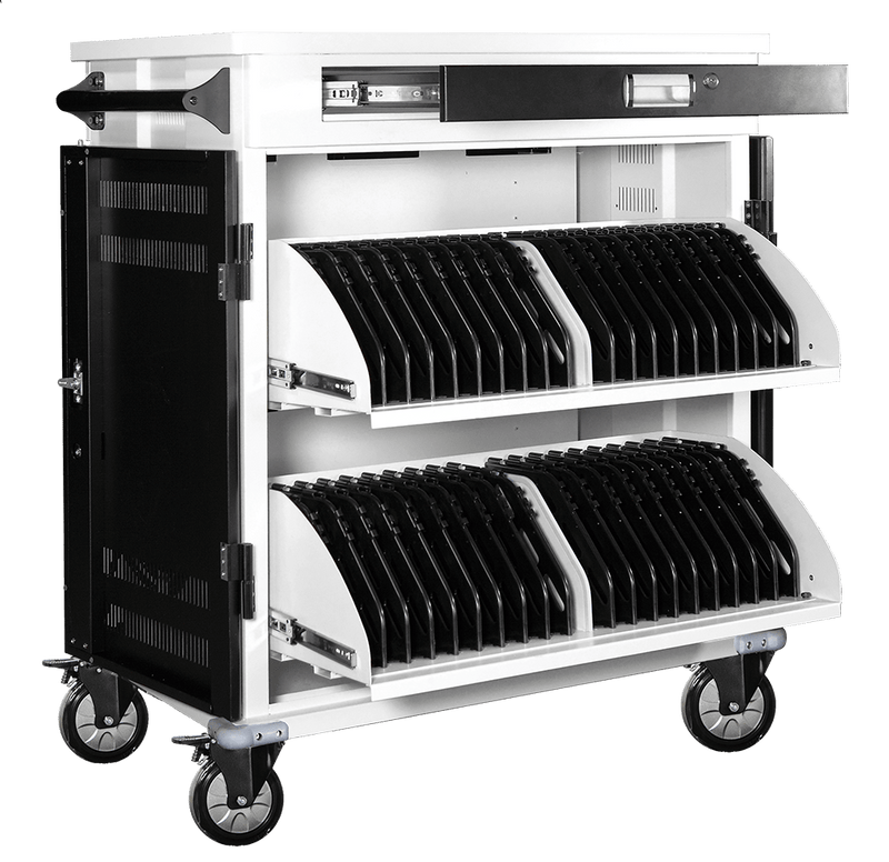 Power Technologies AC-PRO-II, Premium 40 Bay Secure Smart Charge Cart (CRT-PRO-S40L-U)