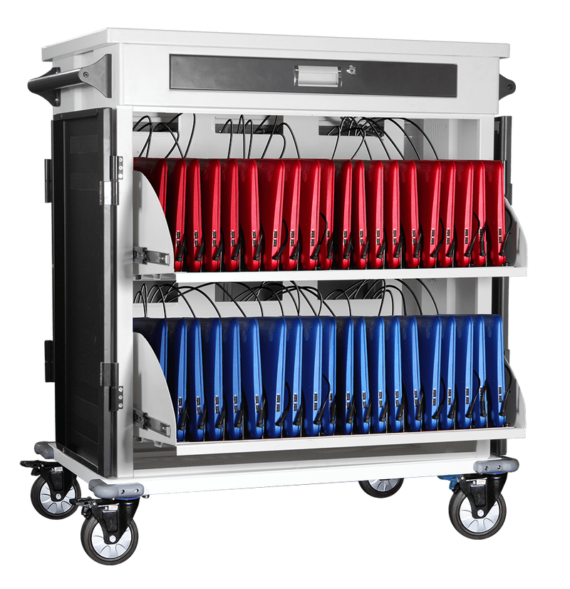 Power Technologies AC-PRO-II, Premium 40 Bay Secure Smart Charge Cart (CRT-PRO-S40L-U)