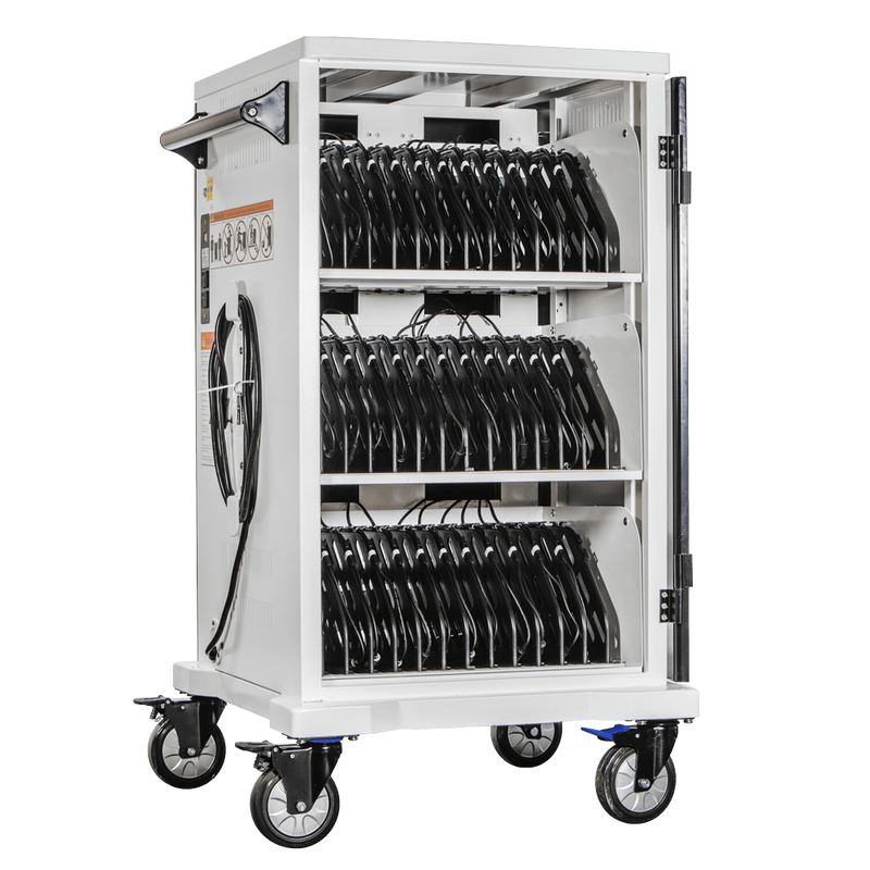 Power Technologies AC-Slim, 36 Bay Secure Charging Cart (CRT-SLM-S36L-U)