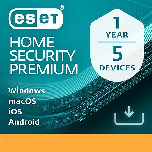 ESET HOME Security Premium, 5 Devices, 1 Year - Download Version